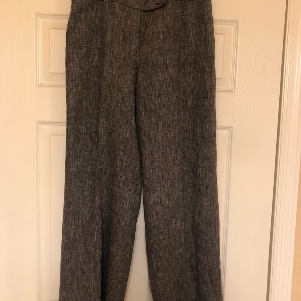 Gray long dress pants